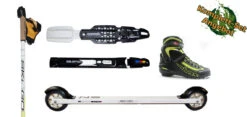 Rollerski Skate Bundle Starter (incl. Rollerski, Binding, Poles & Boots)